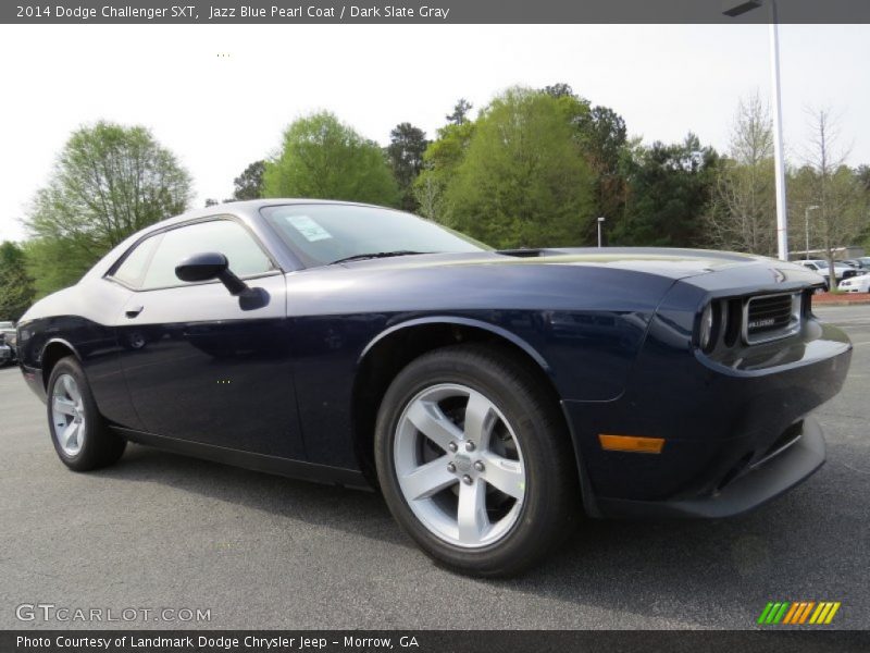 Jazz Blue Pearl Coat / Dark Slate Gray 2014 Dodge Challenger SXT
