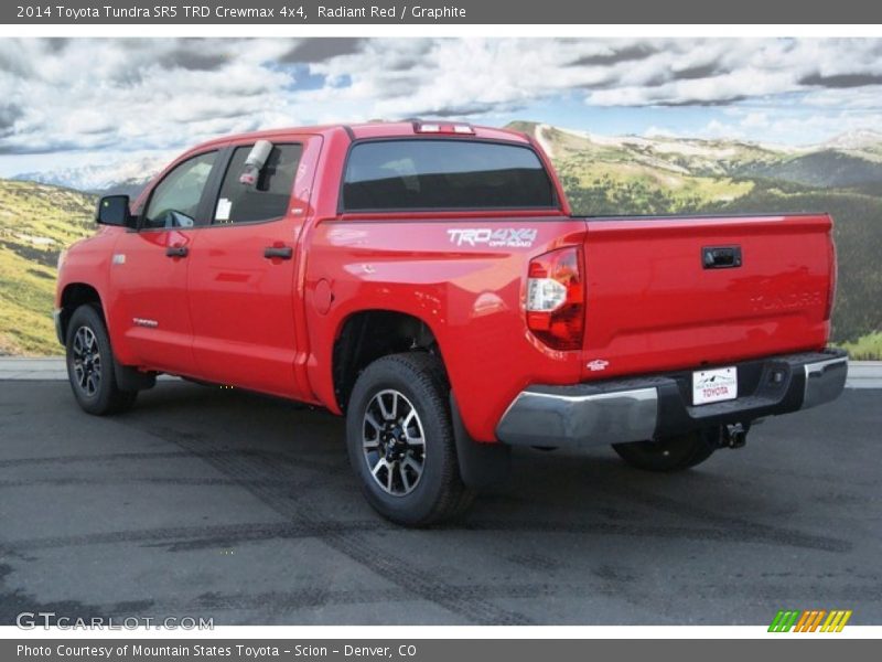 Radiant Red / Graphite 2014 Toyota Tundra SR5 TRD Crewmax 4x4