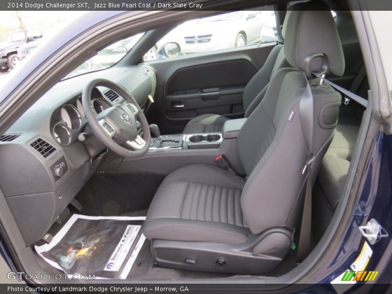 Jazz Blue Pearl Coat / Dark Slate Gray 2014 Dodge Challenger SXT