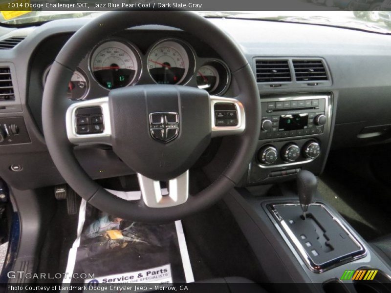 Jazz Blue Pearl Coat / Dark Slate Gray 2014 Dodge Challenger SXT