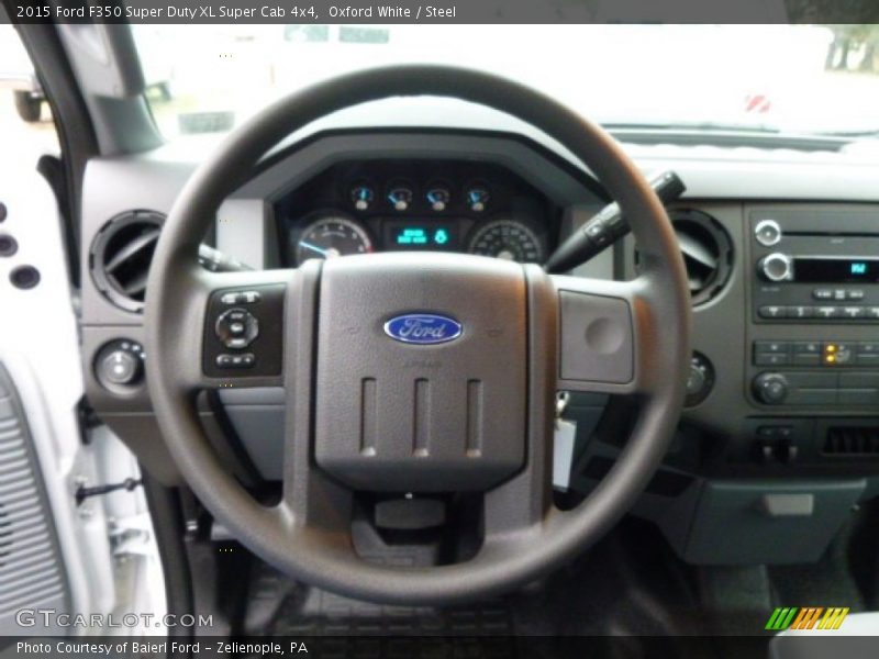 Oxford White / Steel 2015 Ford F350 Super Duty XL Super Cab 4x4