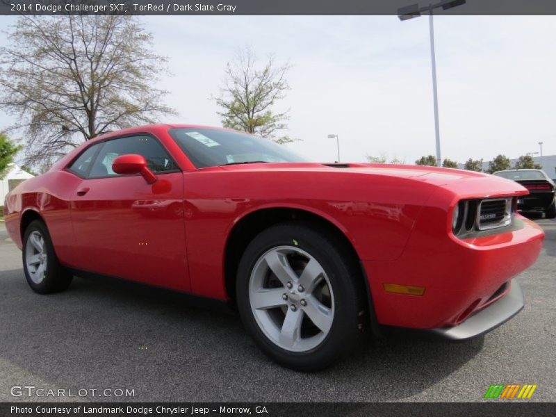 TorRed / Dark Slate Gray 2014 Dodge Challenger SXT