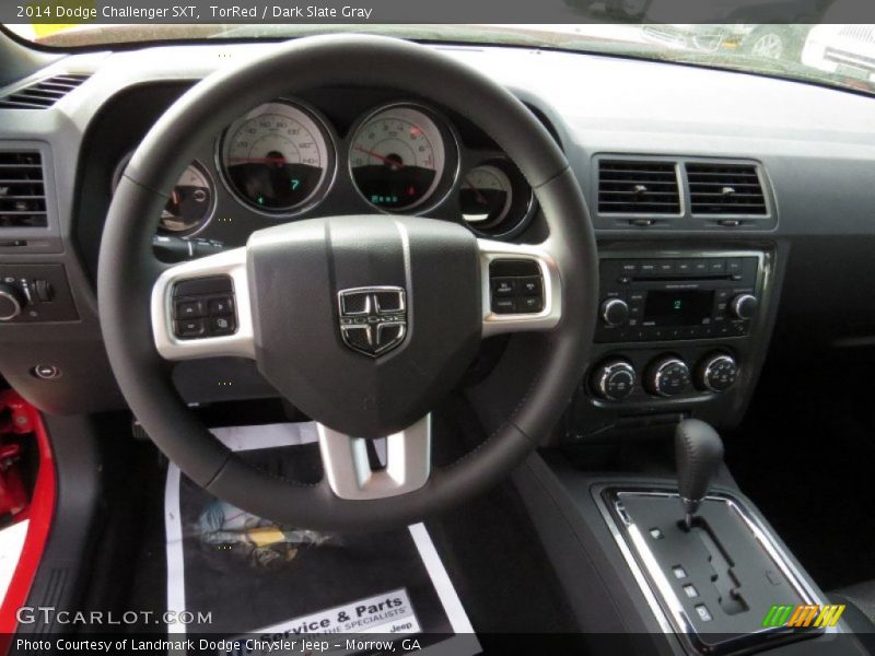TorRed / Dark Slate Gray 2014 Dodge Challenger SXT