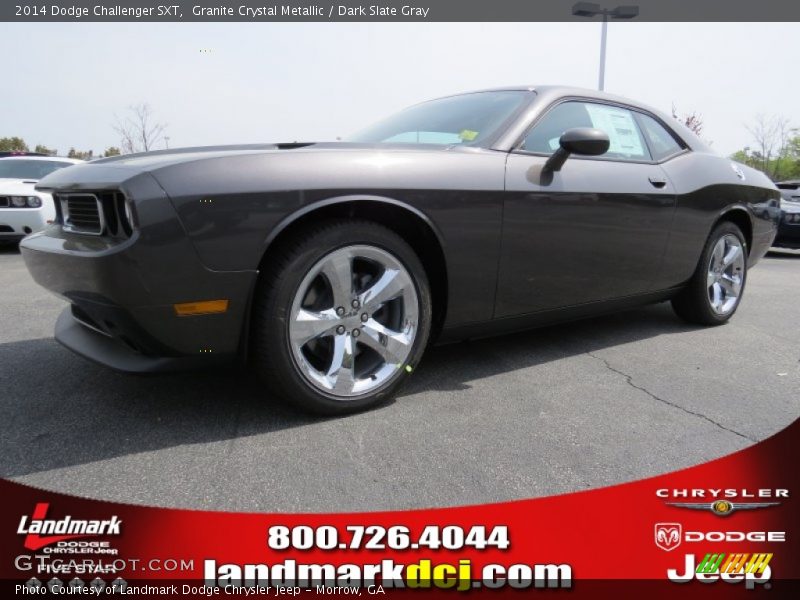 Granite Crystal Metallic / Dark Slate Gray 2014 Dodge Challenger SXT
