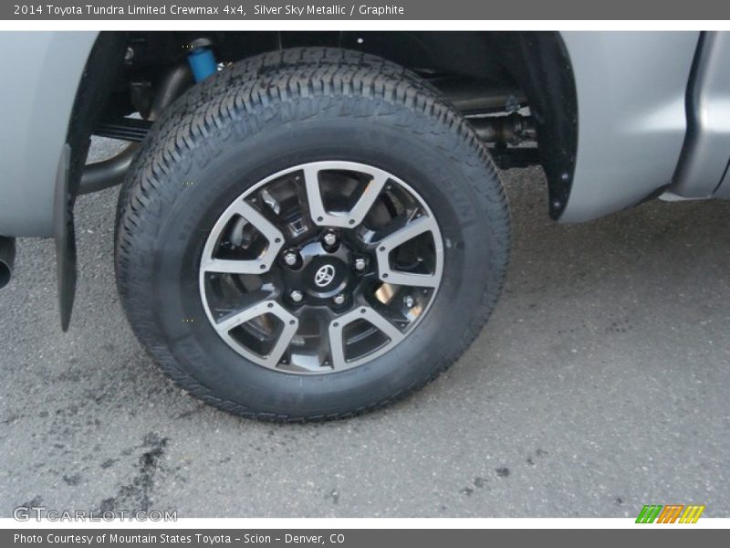 Silver Sky Metallic / Graphite 2014 Toyota Tundra Limited Crewmax 4x4