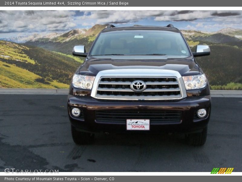 Sizzling Crimson Mica / Sand Beige 2014 Toyota Sequoia Limited 4x4