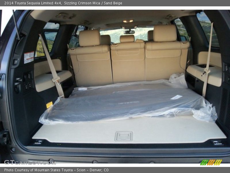 Sizzling Crimson Mica / Sand Beige 2014 Toyota Sequoia Limited 4x4