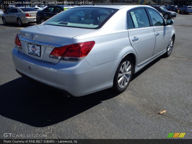 Classic Silver Metallic / Light Gray 2011 Toyota Avalon Limited