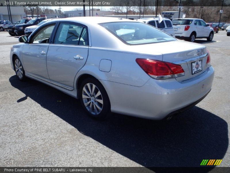 Classic Silver Metallic / Light Gray 2011 Toyota Avalon Limited