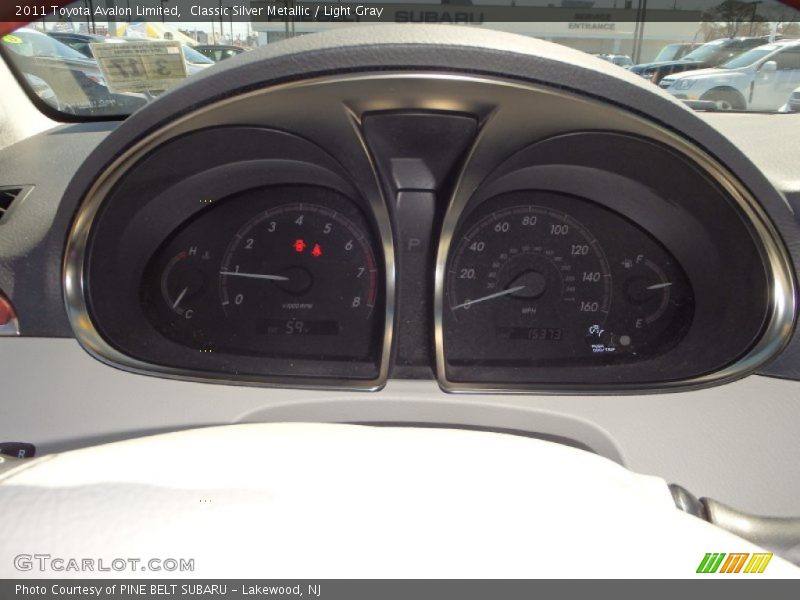 Classic Silver Metallic / Light Gray 2011 Toyota Avalon Limited