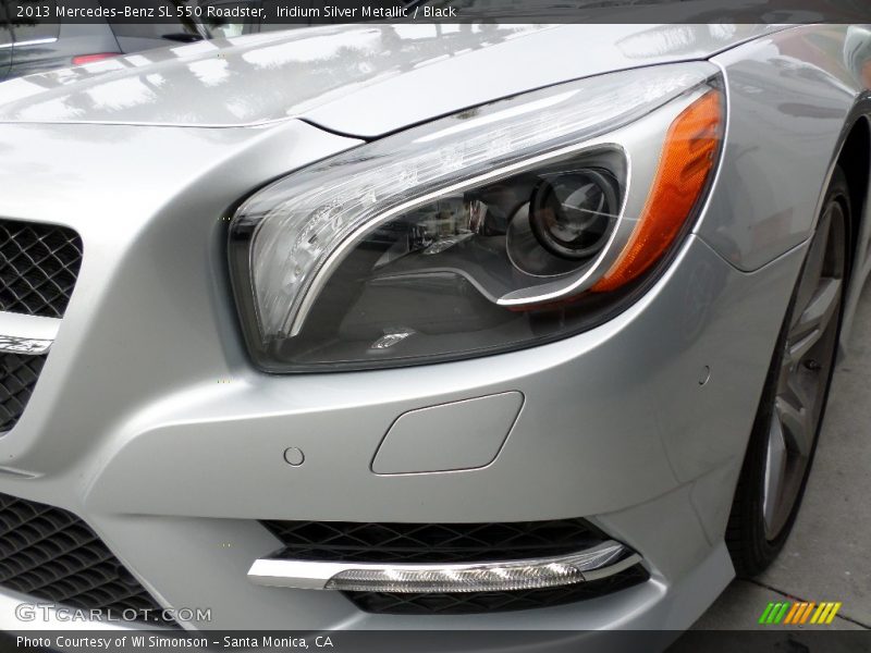 Iridium Silver Metallic / Black 2013 Mercedes-Benz SL 550 Roadster
