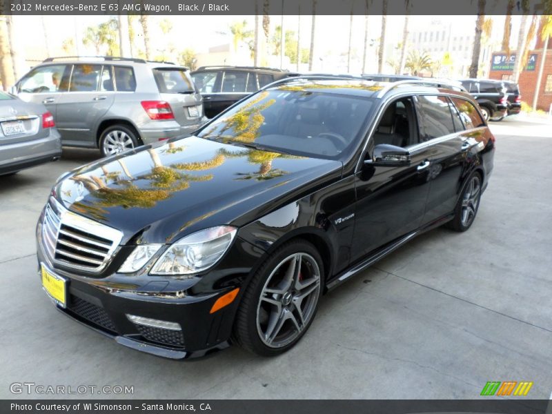 Black / Black 2012 Mercedes-Benz E 63 AMG Wagon