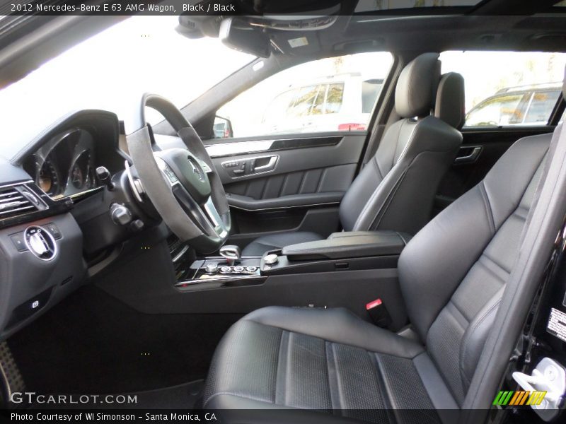 Front Seat of 2012 E 63 AMG Wagon