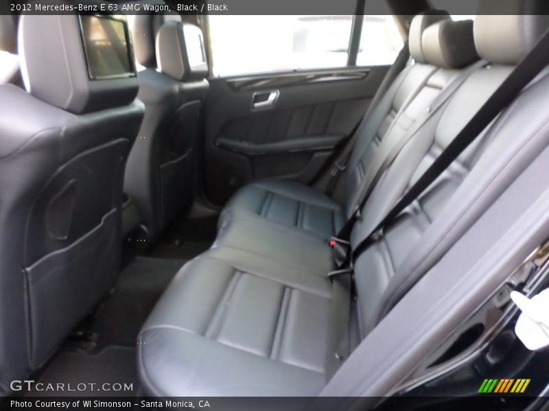 Rear Seat of 2012 E 63 AMG Wagon