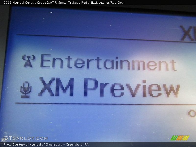 Tsukuba Red / Black Leather/Red Cloth 2012 Hyundai Genesis Coupe 2.0T R-Spec