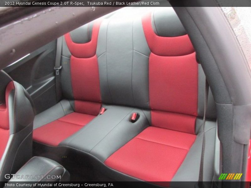 Tsukuba Red / Black Leather/Red Cloth 2012 Hyundai Genesis Coupe 2.0T R-Spec