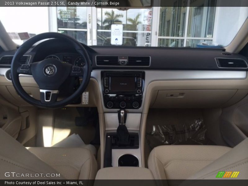 Candy White / Cornsilk Beige 2013 Volkswagen Passat 2.5L SE
