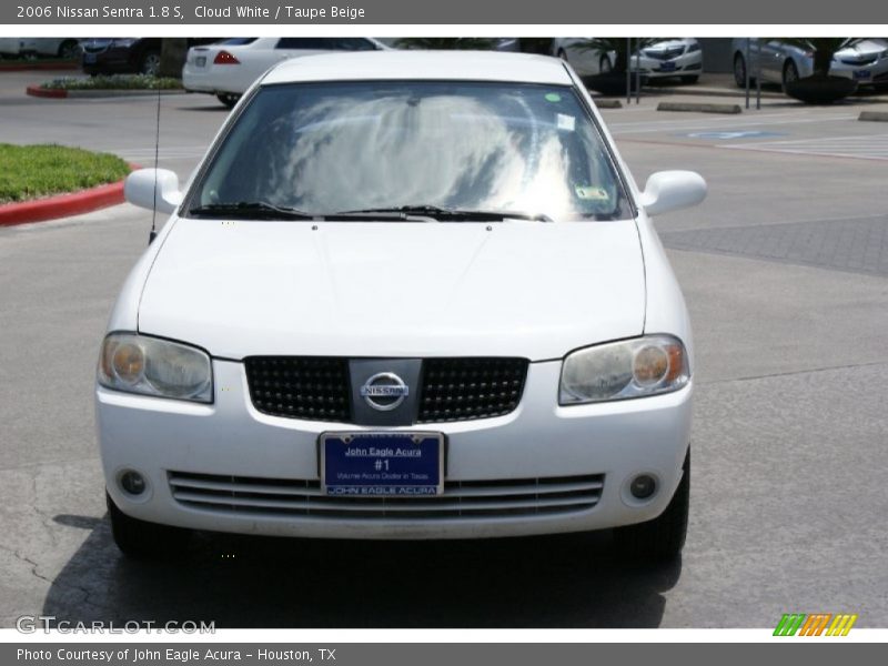 Cloud White / Taupe Beige 2006 Nissan Sentra 1.8 S