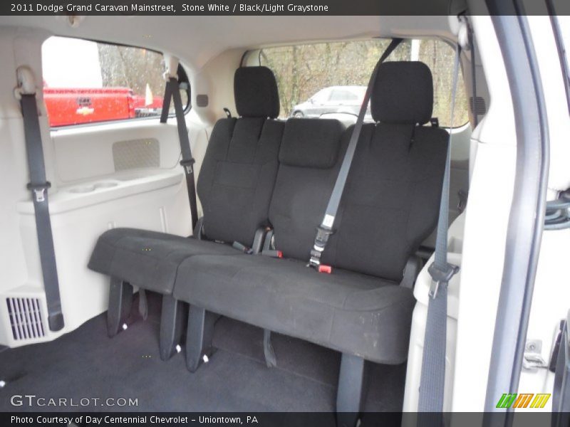 Stone White / Black/Light Graystone 2011 Dodge Grand Caravan Mainstreet