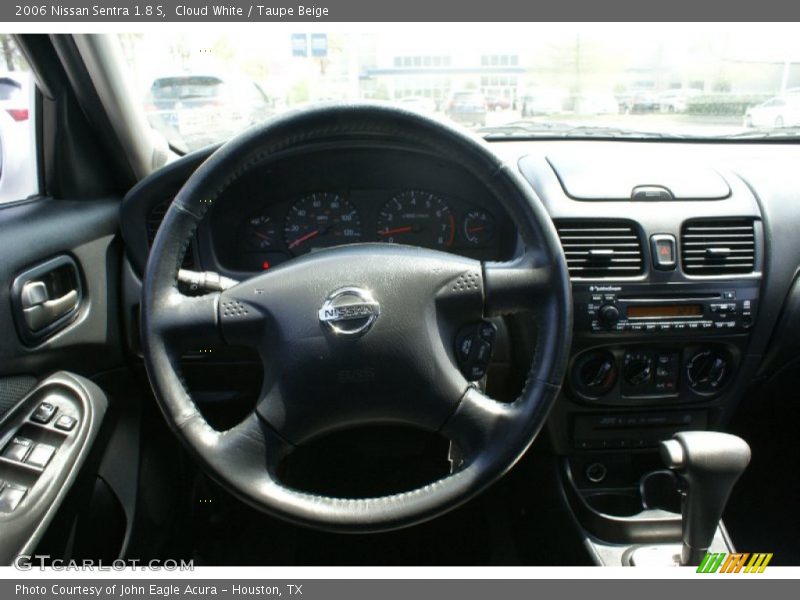Cloud White / Taupe Beige 2006 Nissan Sentra 1.8 S