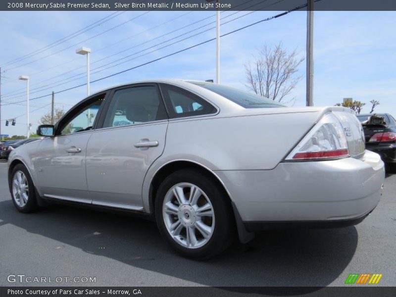 Silver Birch Metallic / Medium Light Stone 2008 Mercury Sable Premier Sedan