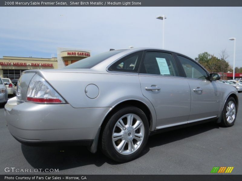 Silver Birch Metallic / Medium Light Stone 2008 Mercury Sable Premier Sedan
