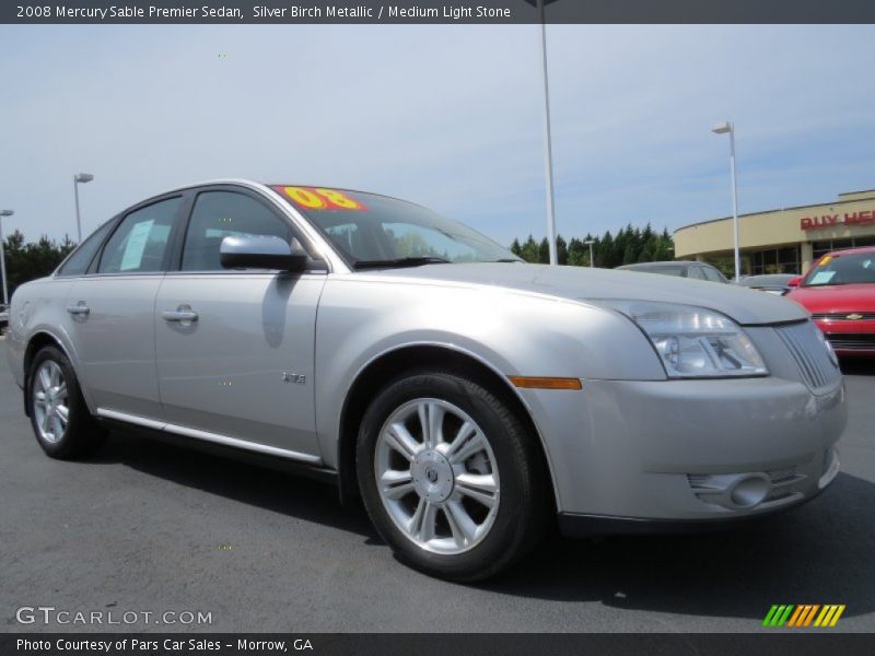 Silver Birch Metallic / Medium Light Stone 2008 Mercury Sable Premier Sedan