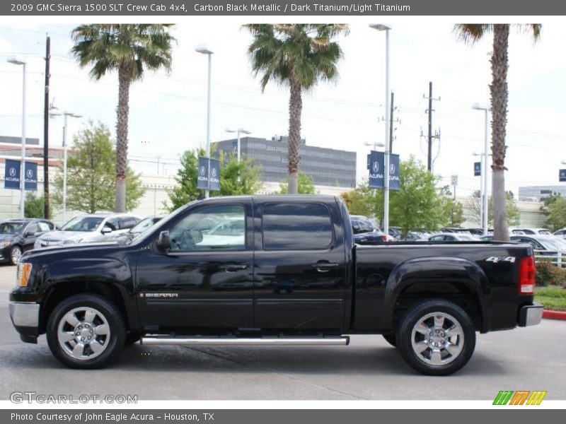 Carbon Black Metallic / Dark Titanium/Light Titanium 2009 GMC Sierra 1500 SLT Crew Cab 4x4