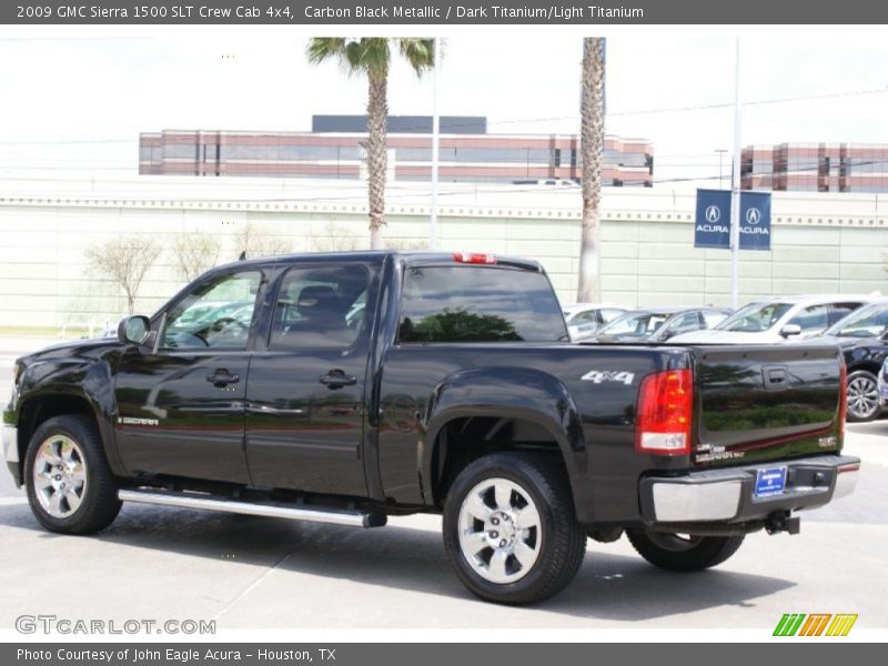 Carbon Black Metallic / Dark Titanium/Light Titanium 2009 GMC Sierra 1500 SLT Crew Cab 4x4