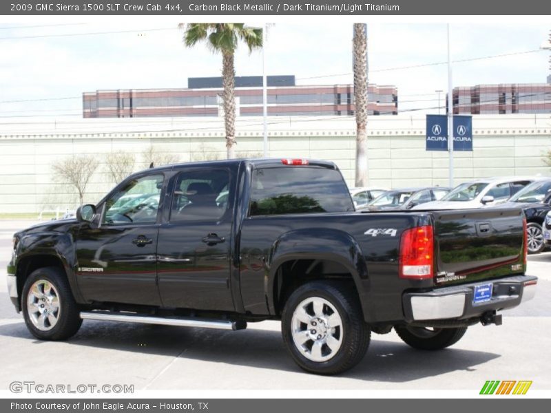 Carbon Black Metallic / Dark Titanium/Light Titanium 2009 GMC Sierra 1500 SLT Crew Cab 4x4
