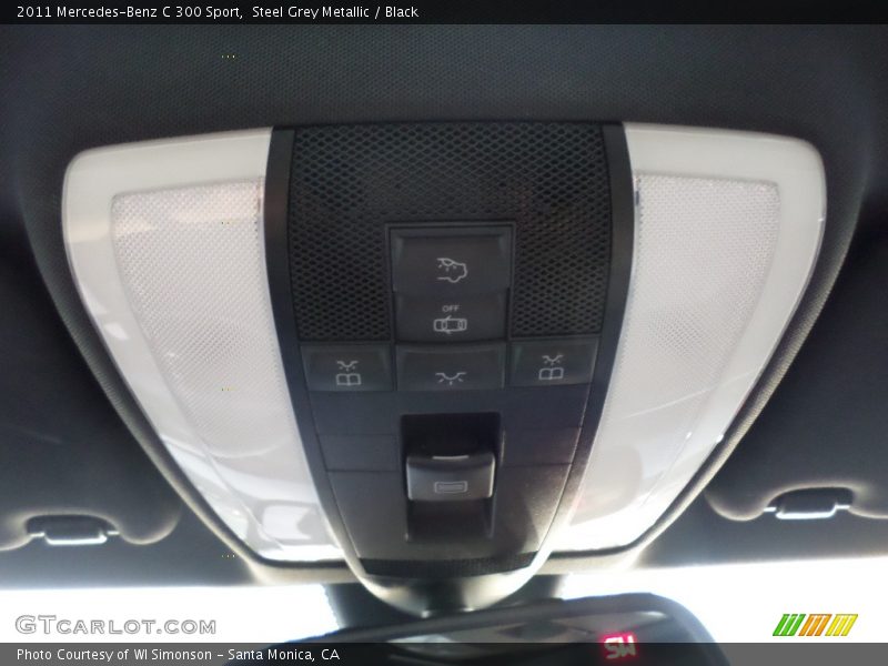 Steel Grey Metallic / Black 2011 Mercedes-Benz C 300 Sport
