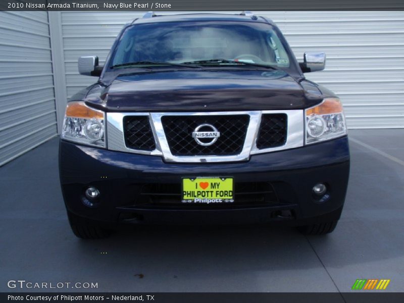Navy Blue Pearl / Stone 2010 Nissan Armada Titanium