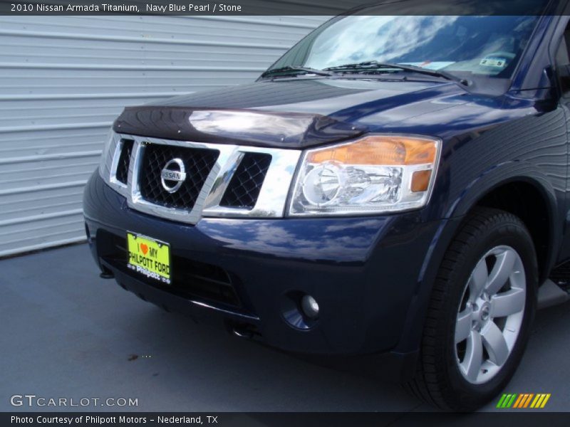 Navy Blue Pearl / Stone 2010 Nissan Armada Titanium