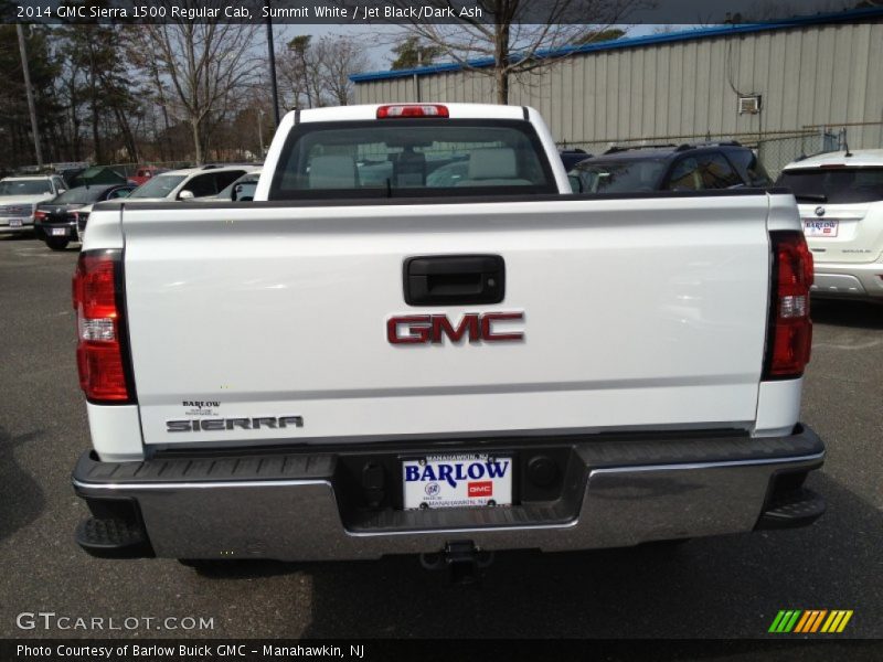 Summit White / Jet Black/Dark Ash 2014 GMC Sierra 1500 Regular Cab