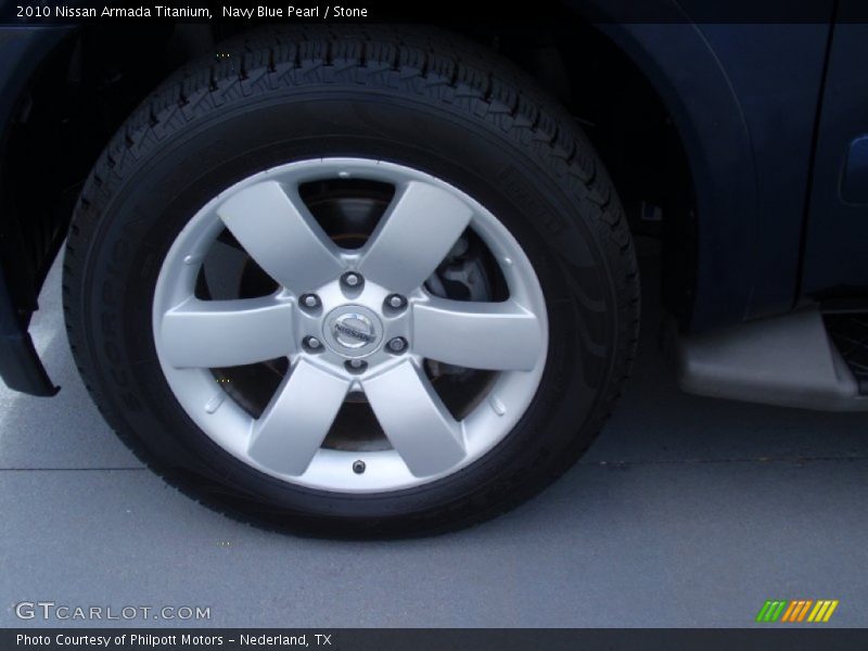 Navy Blue Pearl / Stone 2010 Nissan Armada Titanium