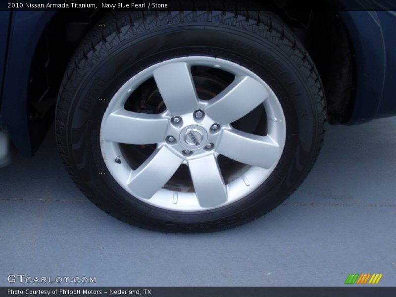 Navy Blue Pearl / Stone 2010 Nissan Armada Titanium
