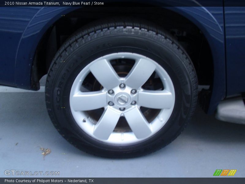 Navy Blue Pearl / Stone 2010 Nissan Armada Titanium
