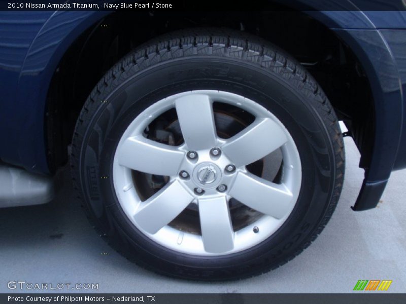 Navy Blue Pearl / Stone 2010 Nissan Armada Titanium