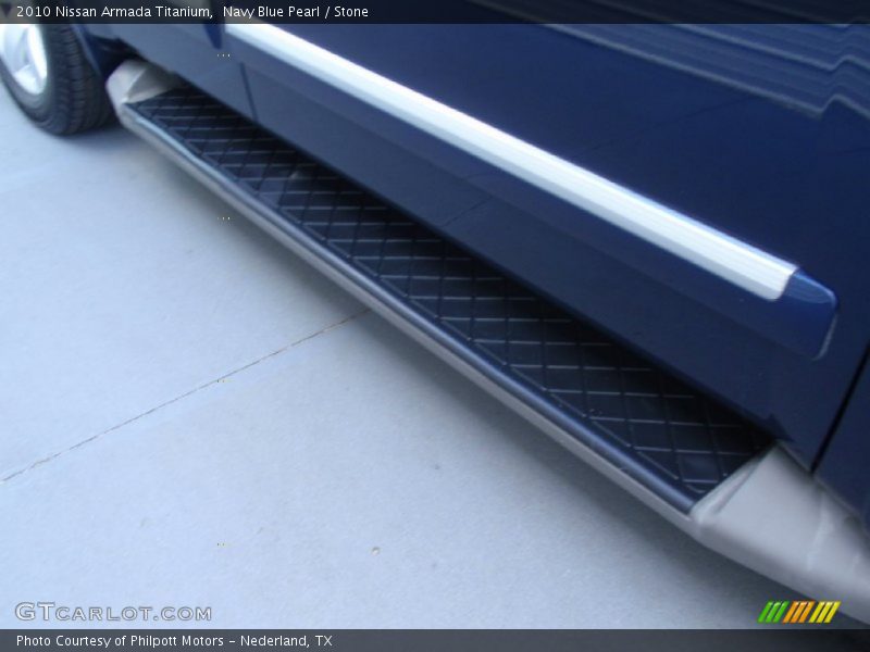 Navy Blue Pearl / Stone 2010 Nissan Armada Titanium