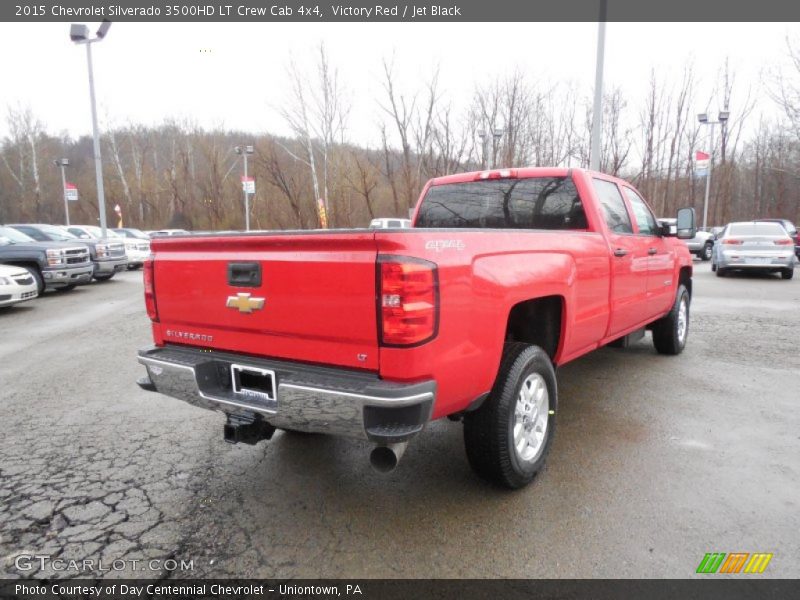 Victory Red / Jet Black 2015 Chevrolet Silverado 3500HD LT Crew Cab 4x4
