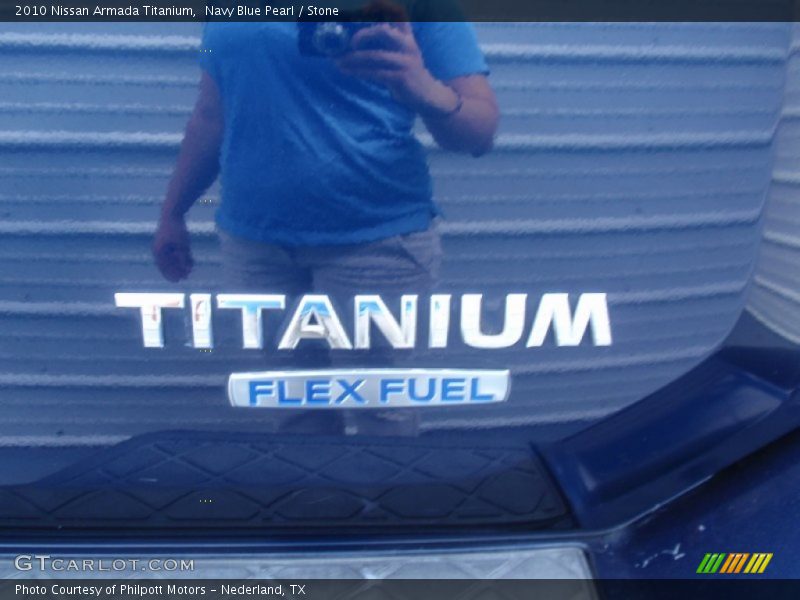 Navy Blue Pearl / Stone 2010 Nissan Armada Titanium