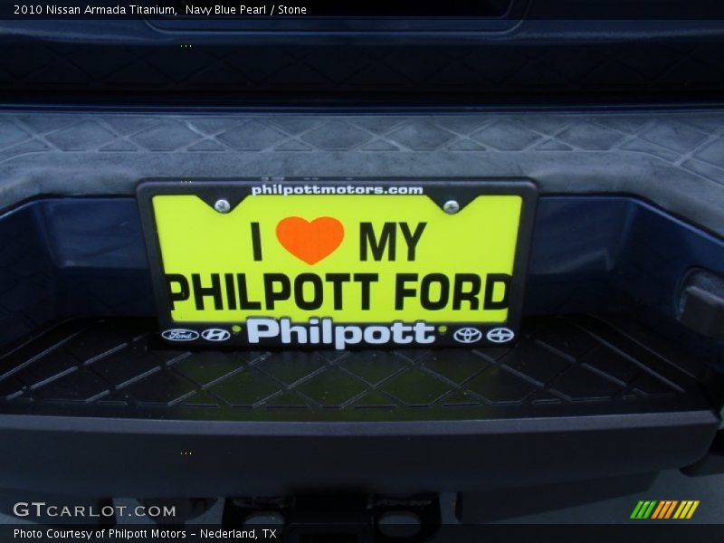 Navy Blue Pearl / Stone 2010 Nissan Armada Titanium