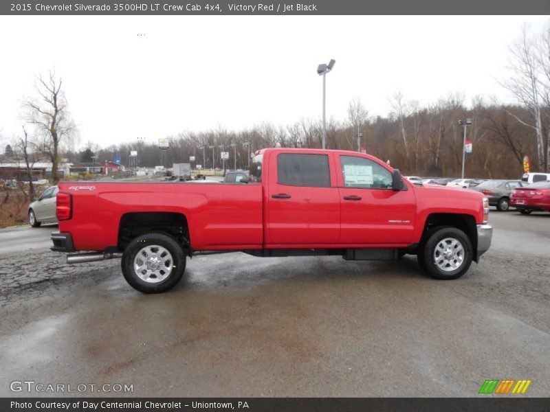 Victory Red / Jet Black 2015 Chevrolet Silverado 3500HD LT Crew Cab 4x4