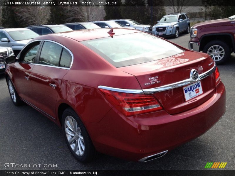 Crystal Red Tintcoat / Light Neutral 2014 Buick LaCrosse Leather