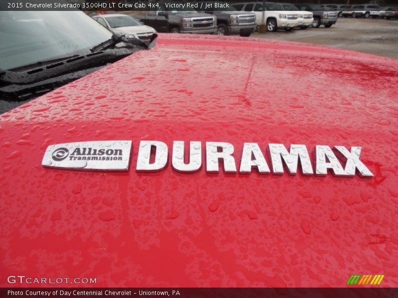 Victory Red / Jet Black 2015 Chevrolet Silverado 3500HD LT Crew Cab 4x4