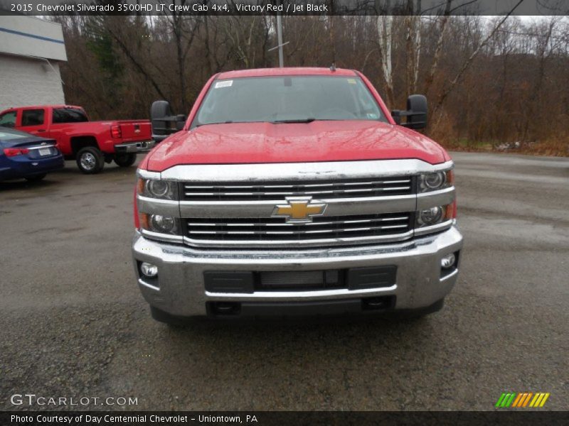 Victory Red / Jet Black 2015 Chevrolet Silverado 3500HD LT Crew Cab 4x4