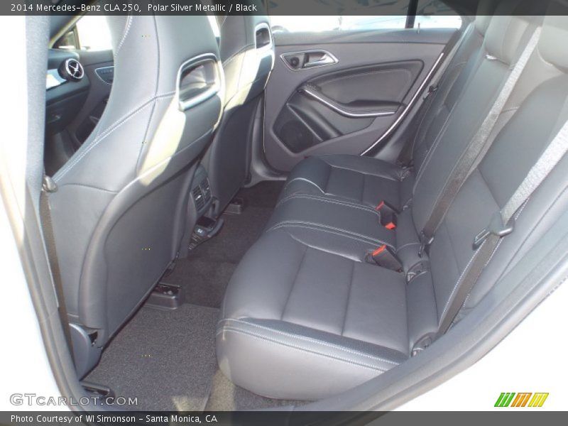 Polar Silver Metallic / Black 2014 Mercedes-Benz CLA 250