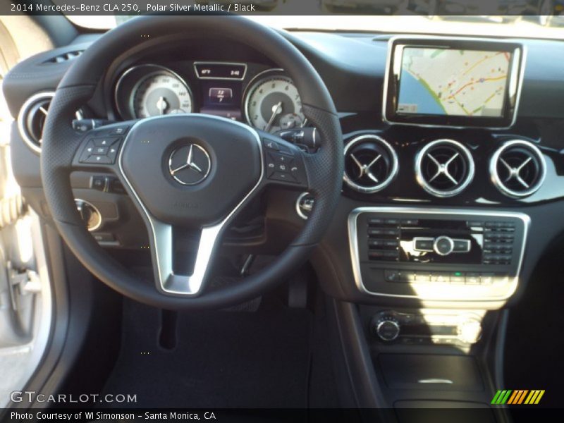 Polar Silver Metallic / Black 2014 Mercedes-Benz CLA 250