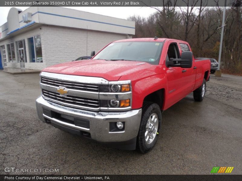 Victory Red / Jet Black 2015 Chevrolet Silverado 3500HD LT Crew Cab 4x4