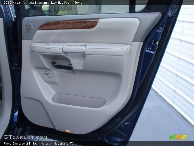 Navy Blue Pearl / Stone 2010 Nissan Armada Titanium